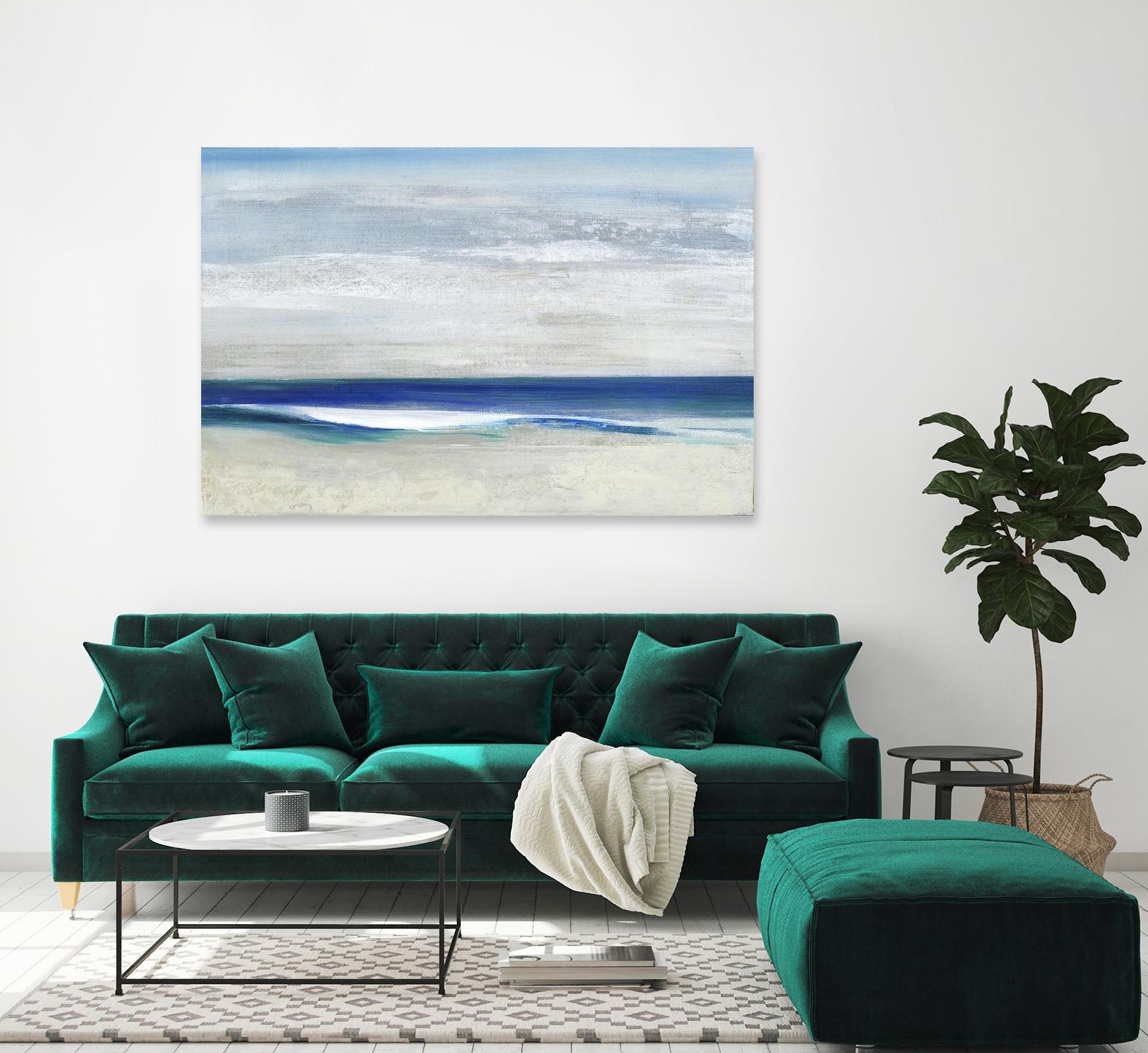 Summers End by Maya Woods on GIANT ART - beige abstract