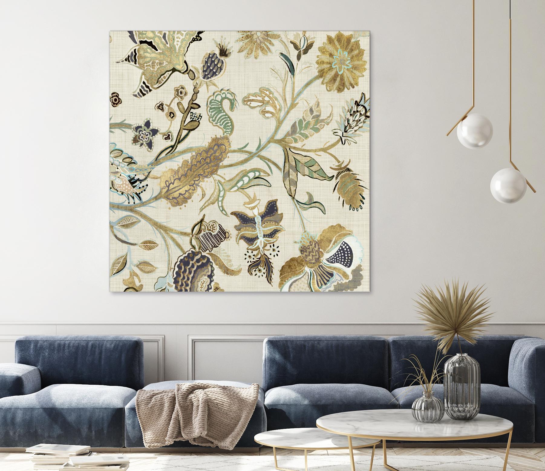 Mythos I by Maya Woods on GIANT ART - brown floral