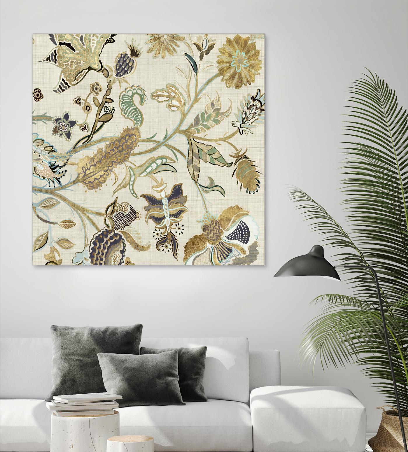 Mythos I by Maya Woods on GIANT ART - brown floral