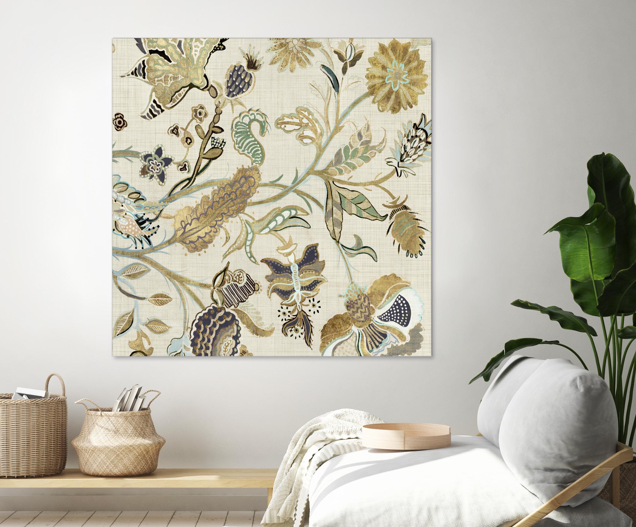Mythos I by Maya Woods on GIANT ART - brown floral