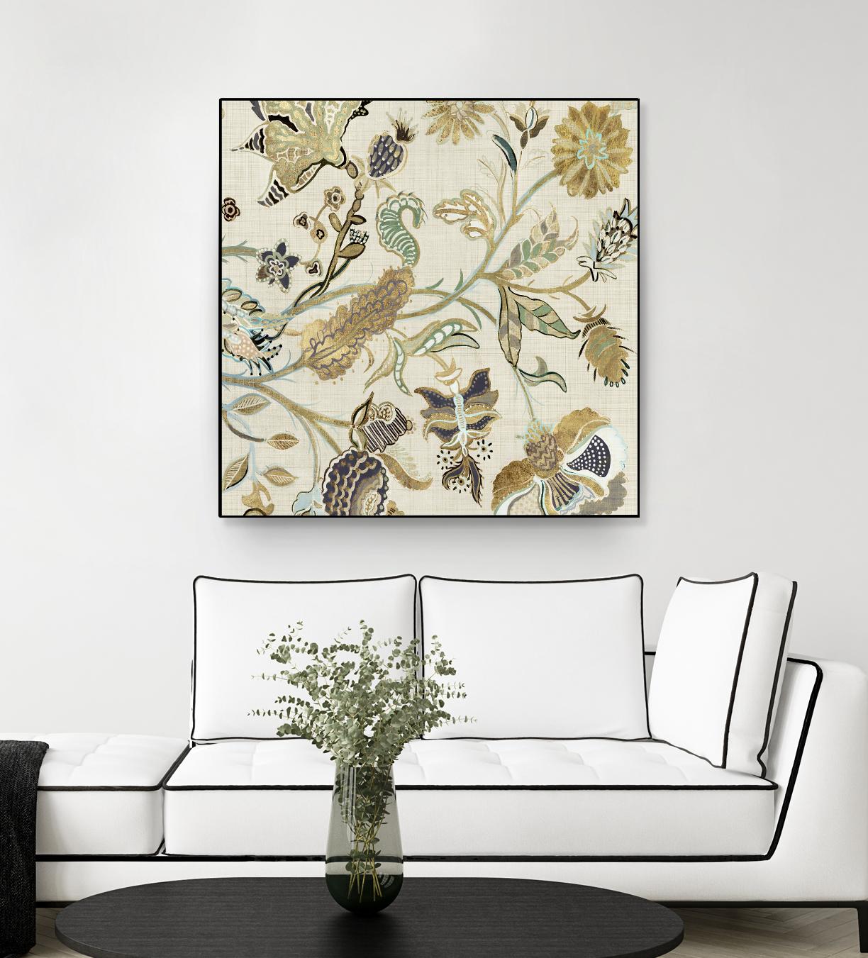 Mythos I by Maya Woods on GIANT ART - brown floral