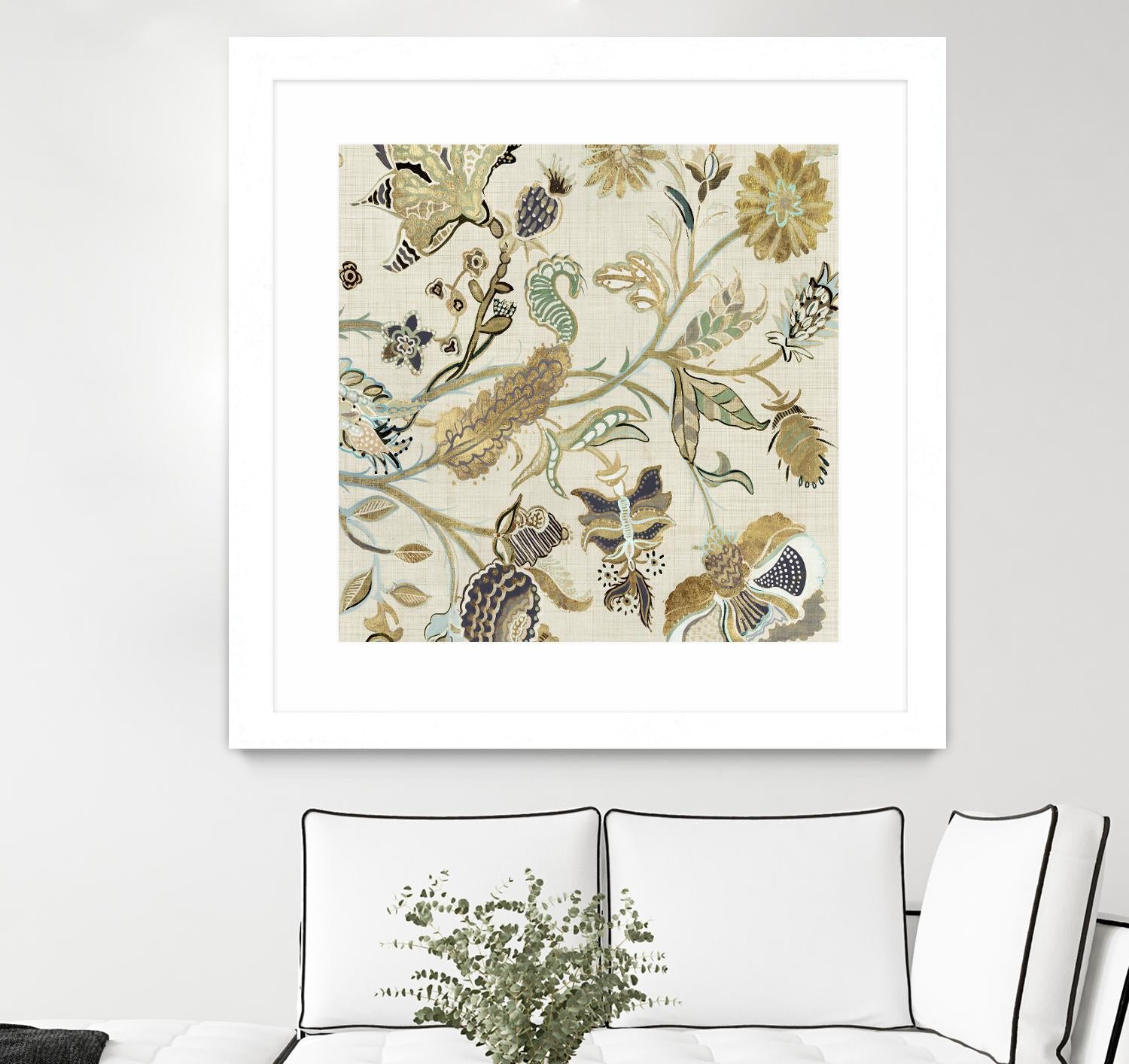 Mythos I by Maya Woods on GIANT ART - brown floral