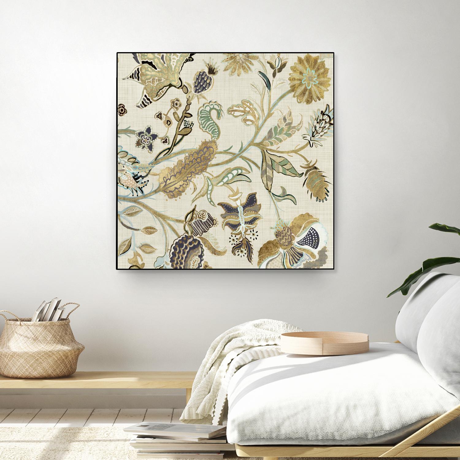 Mythos I by Maya Woods on GIANT ART - brown floral