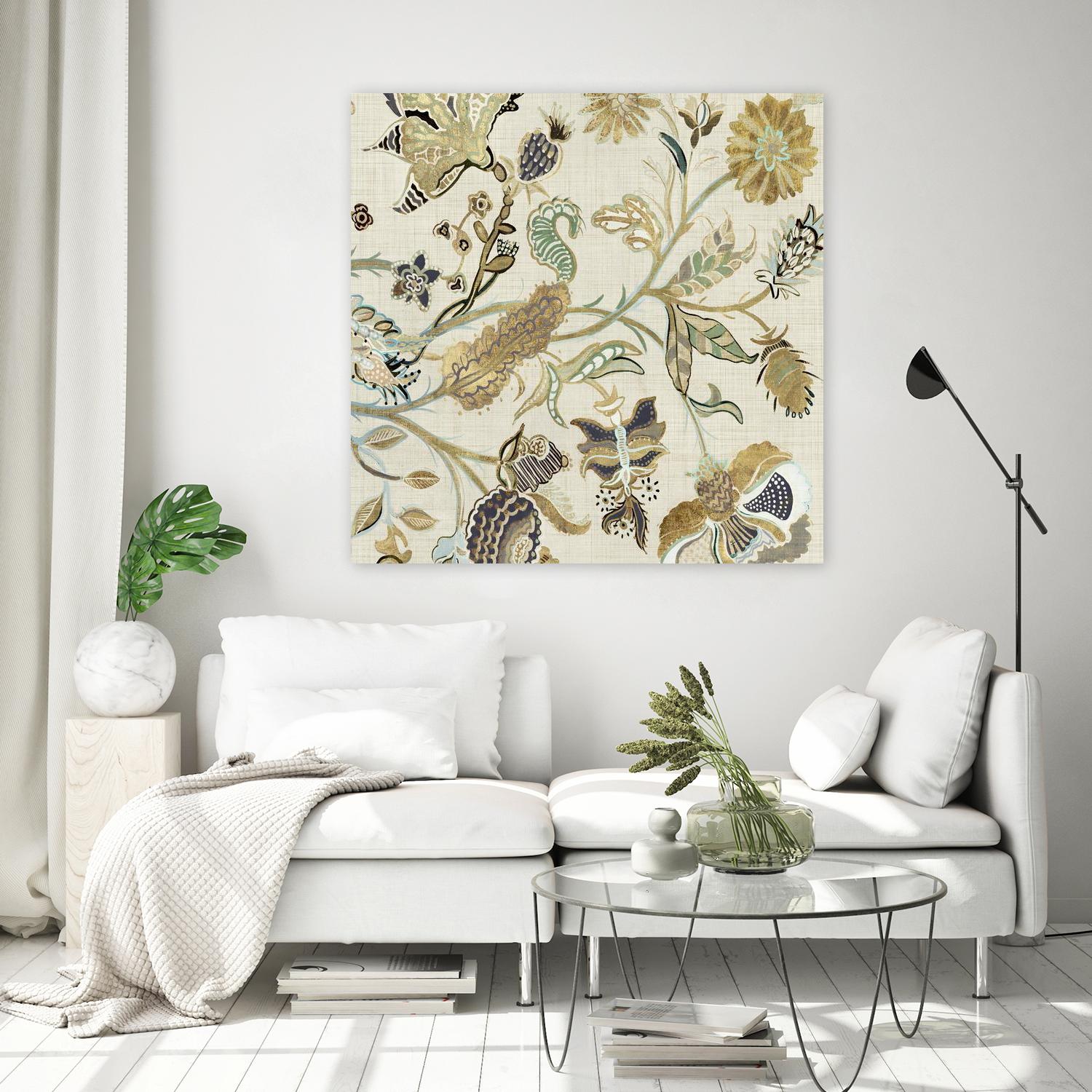 Mythos I by Maya Woods on GIANT ART - brown floral