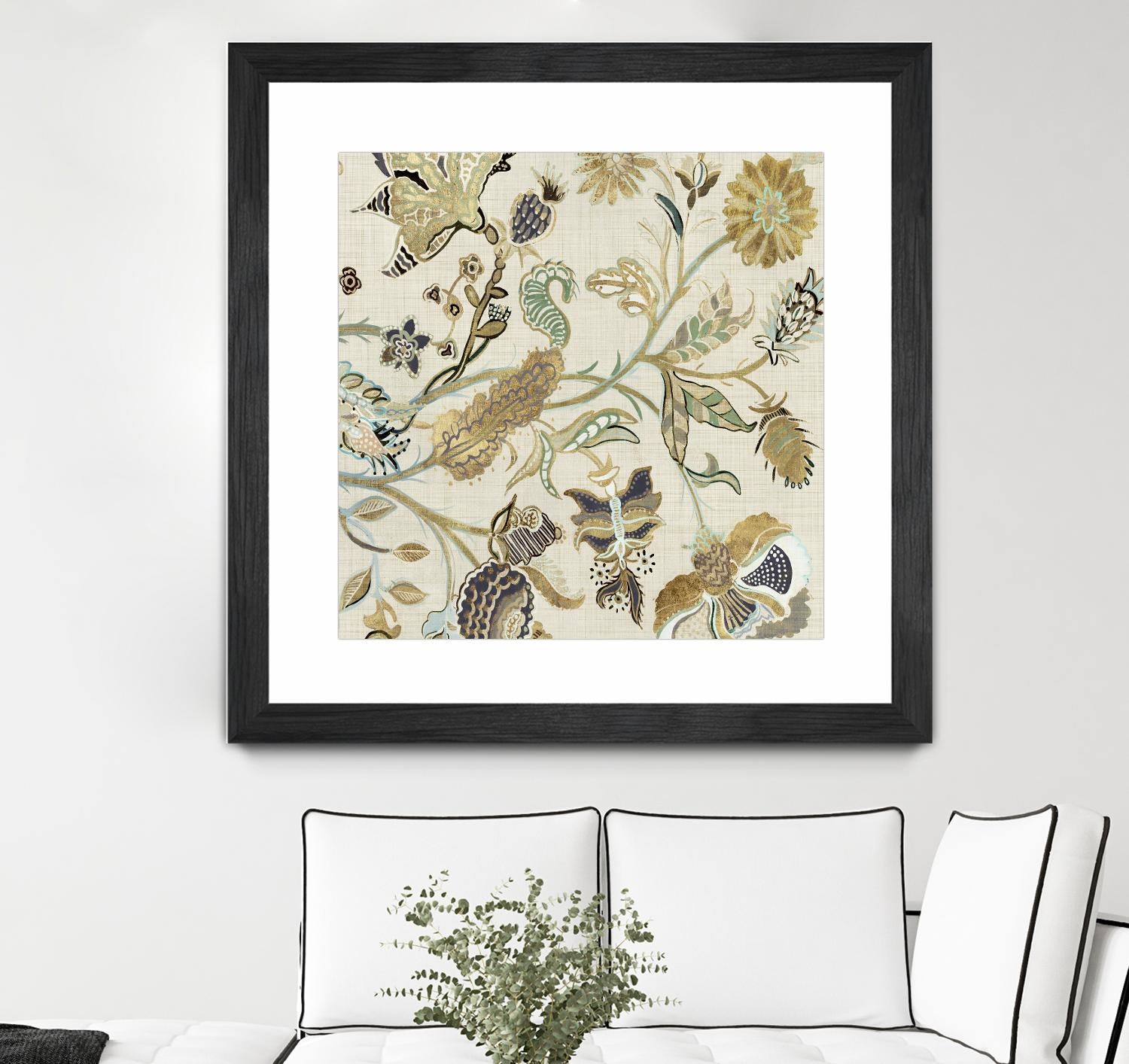 Mythos I by Maya Woods on GIANT ART - brown floral