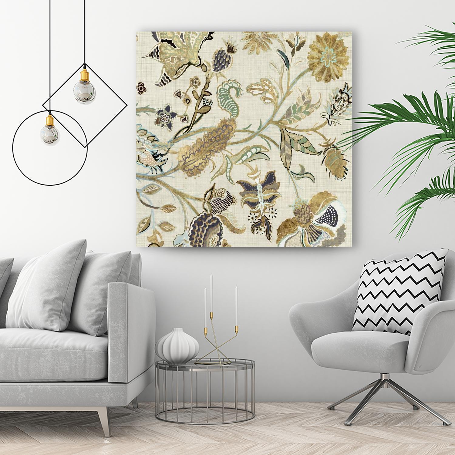 Mythos I by Maya Woods on GIANT ART - brown floral