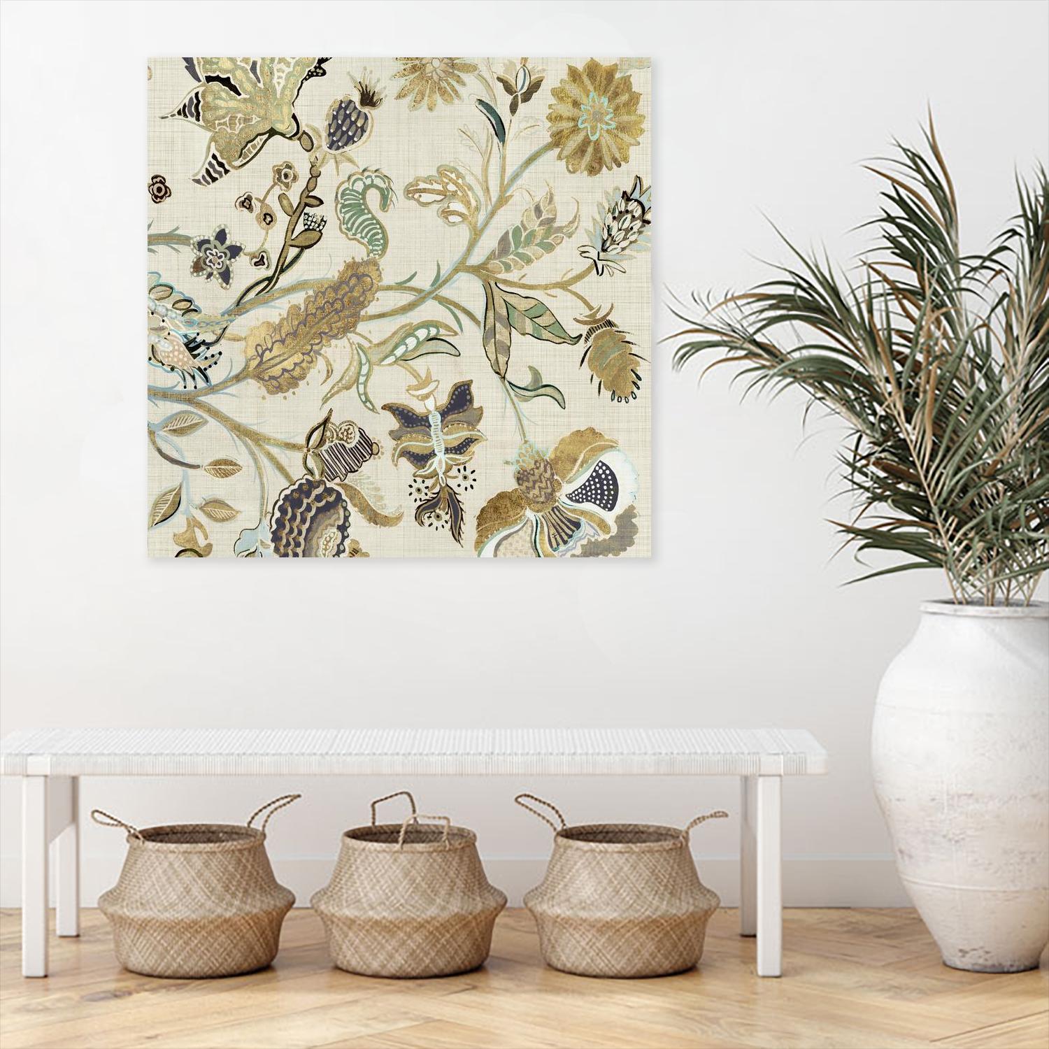 Mythos I by Maya Woods on GIANT ART - brown floral