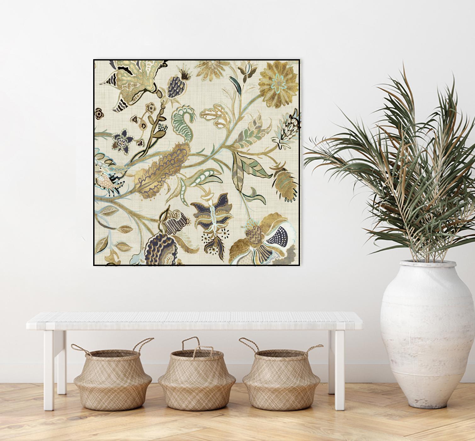 Mythos I by Maya Woods on GIANT ART - brown floral