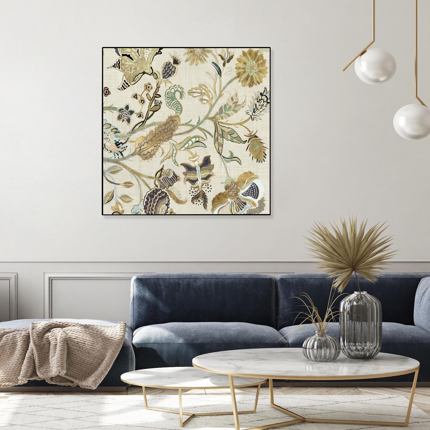 Mythos I by Maya Woods on GIANT ART - brown floral