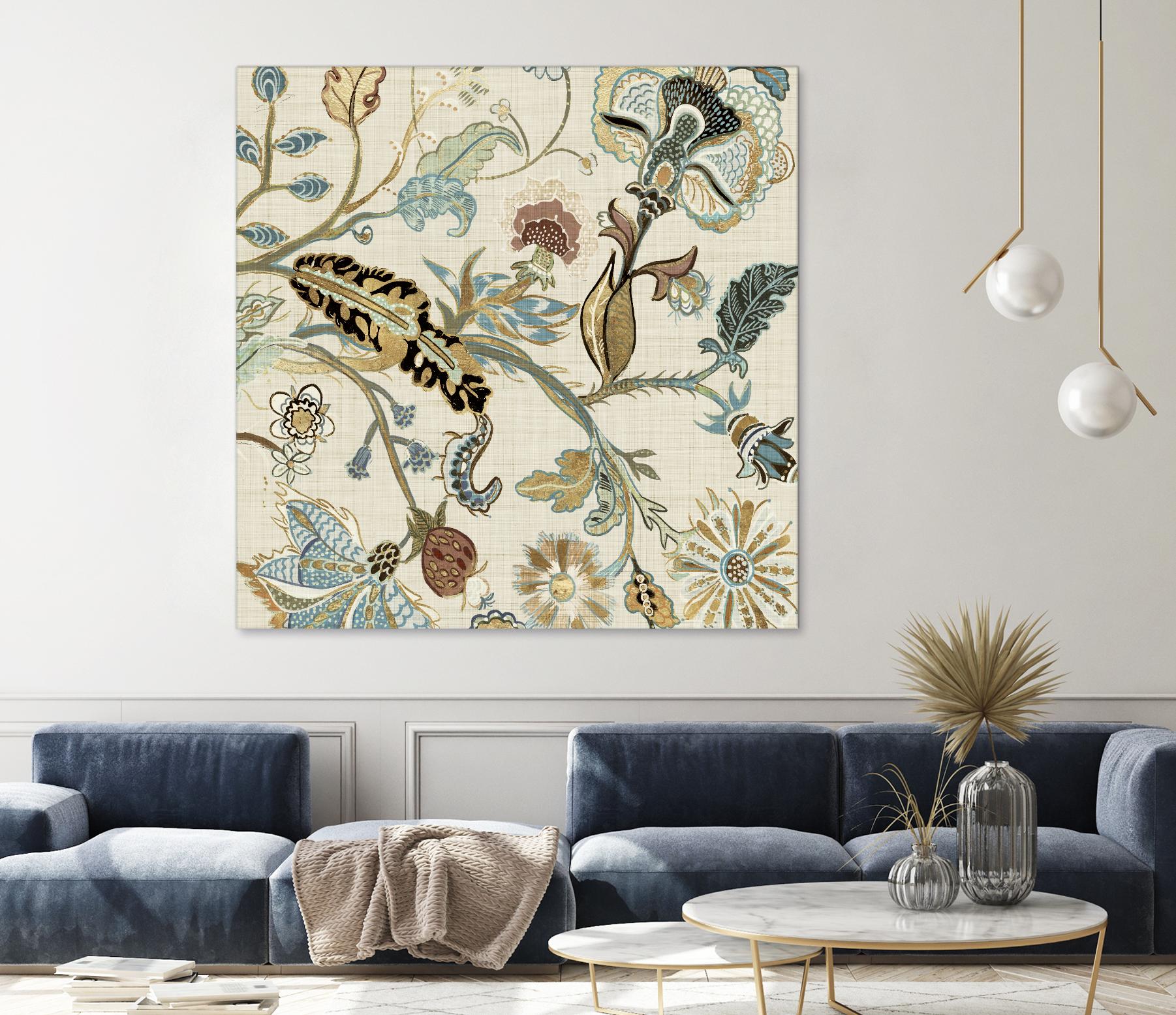 Mythos II by Maya Woods on GIANT ART - brown floral