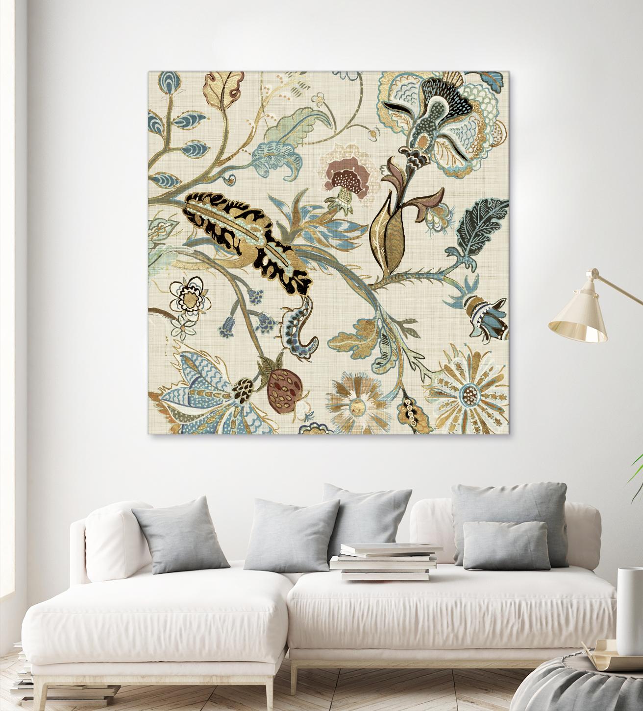 Mythos II by Maya Woods on GIANT ART - brown floral