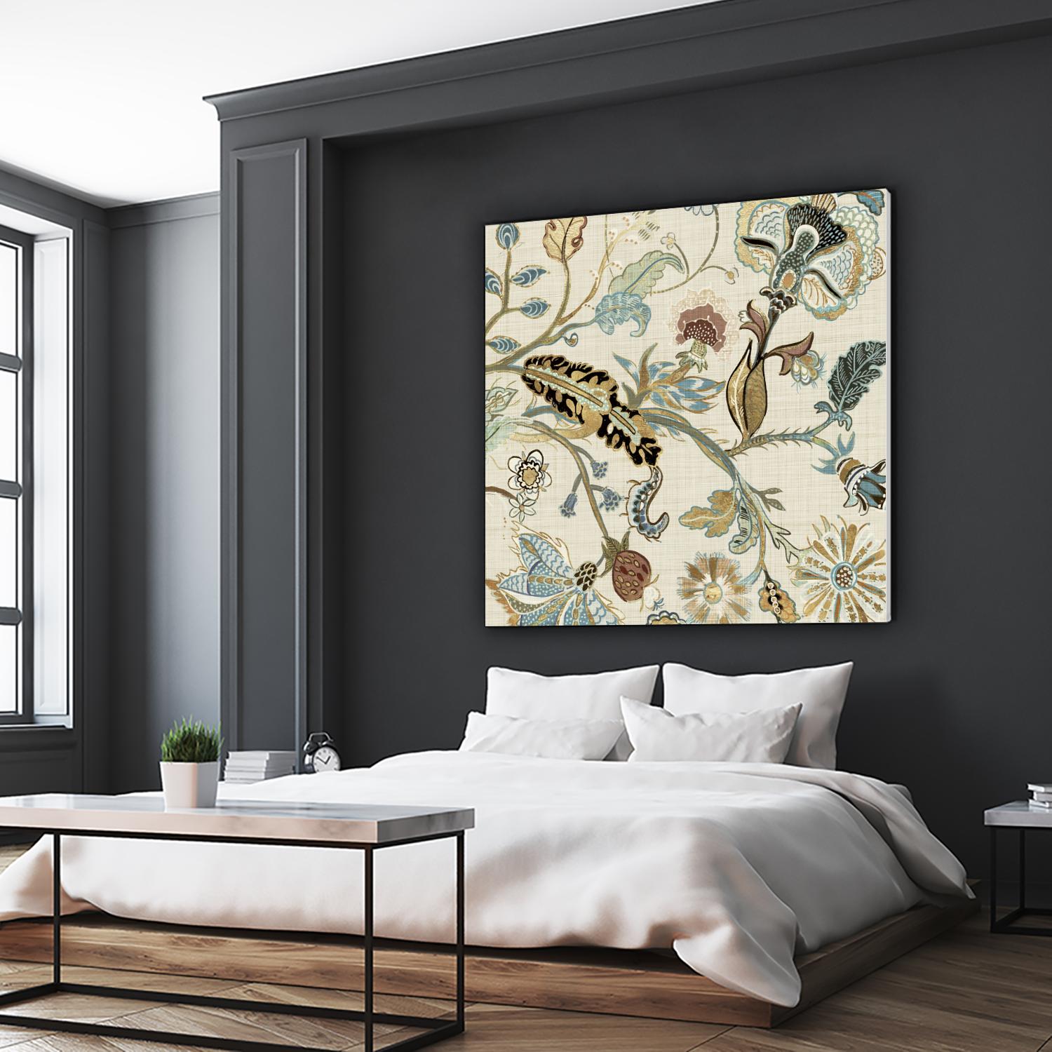 Mythos II by Maya Woods on GIANT ART - brown floral