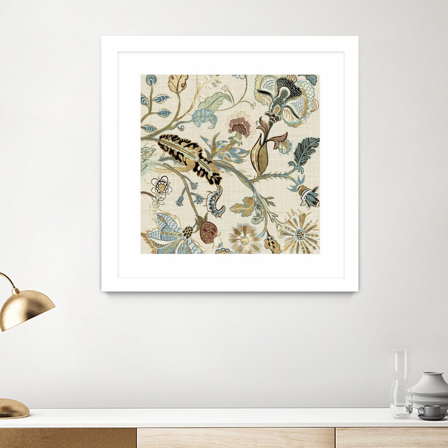 Mythos II by Maya Woods on GIANT ART - brown floral