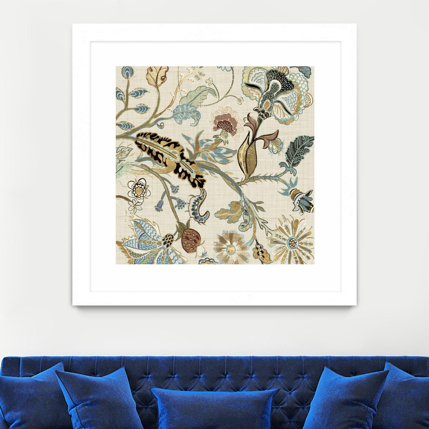 Mythos II by Maya Woods on GIANT ART - brown floral