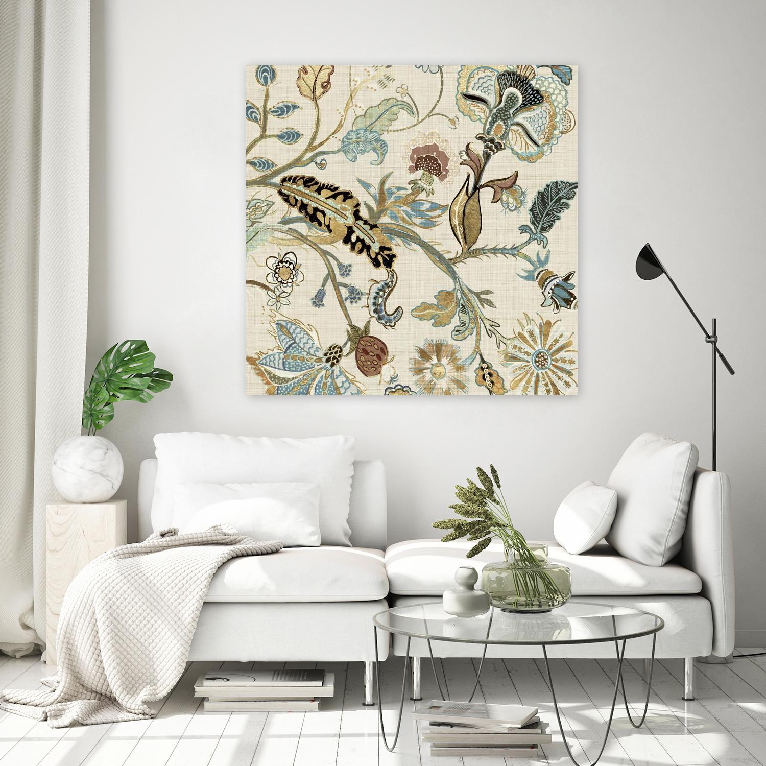 Mythos II by Maya Woods on GIANT ART - brown floral