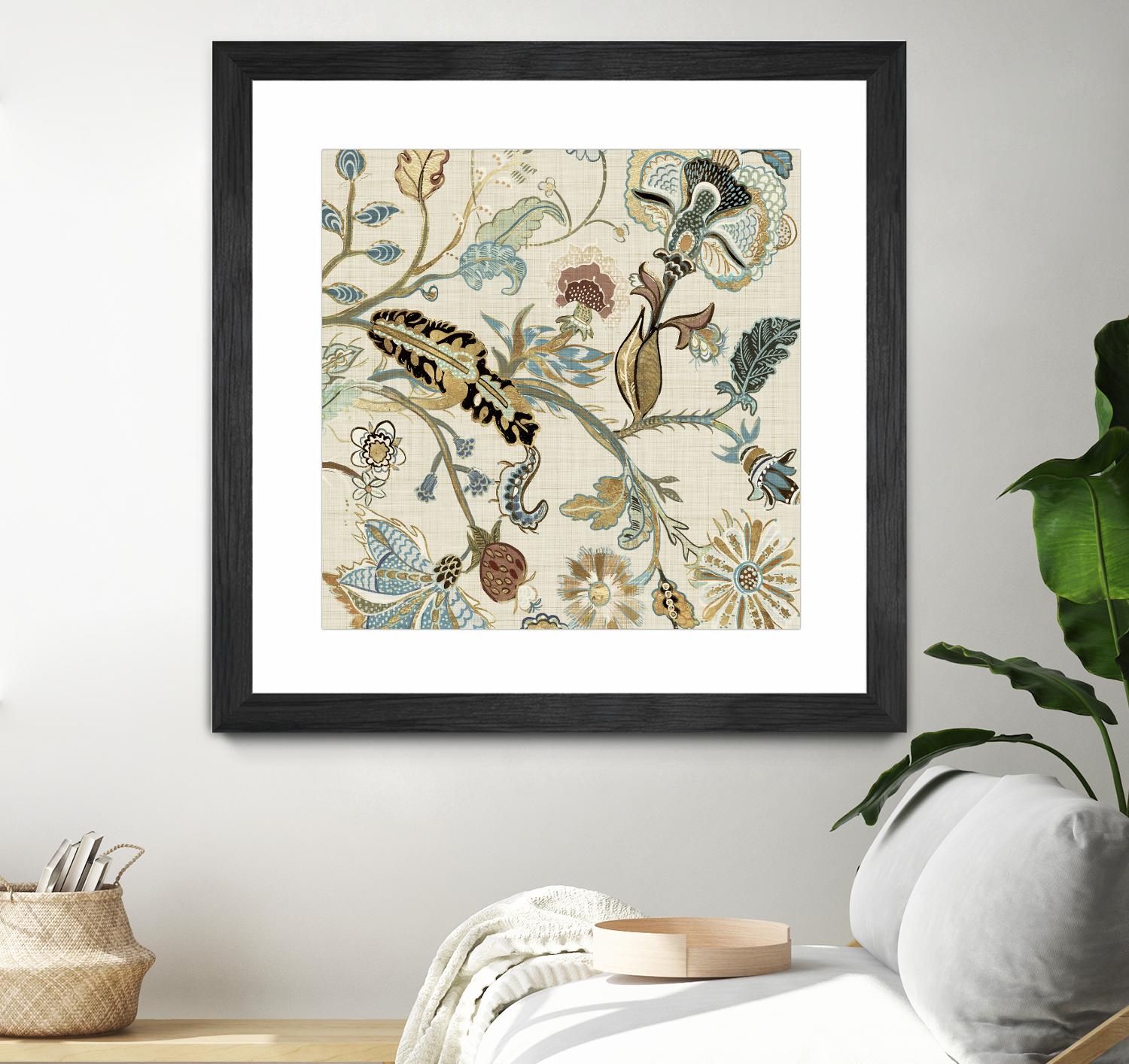 Mythos II by Maya Woods on GIANT ART - brown floral