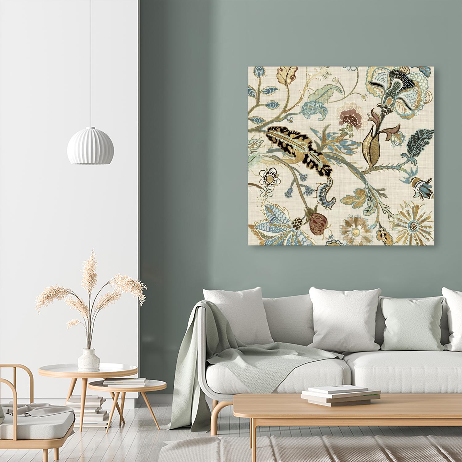 Mythos II by Maya Woods on GIANT ART - brown floral