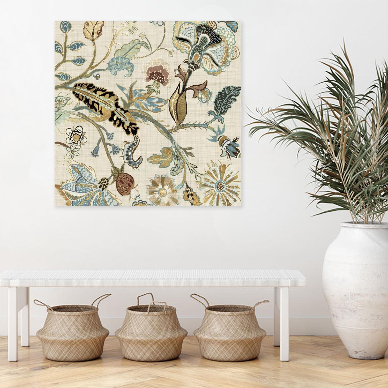 Mythos II by Maya Woods on GIANT ART - brown floral