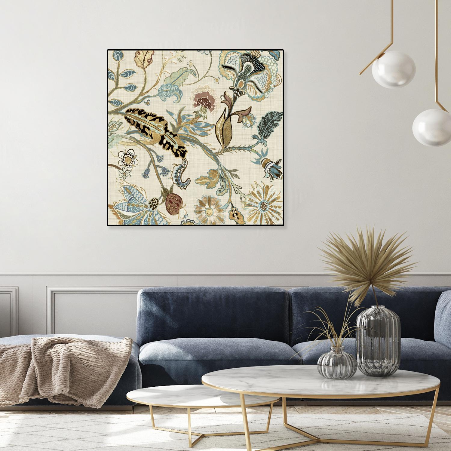 Mythos II by Maya Woods on GIANT ART - brown floral