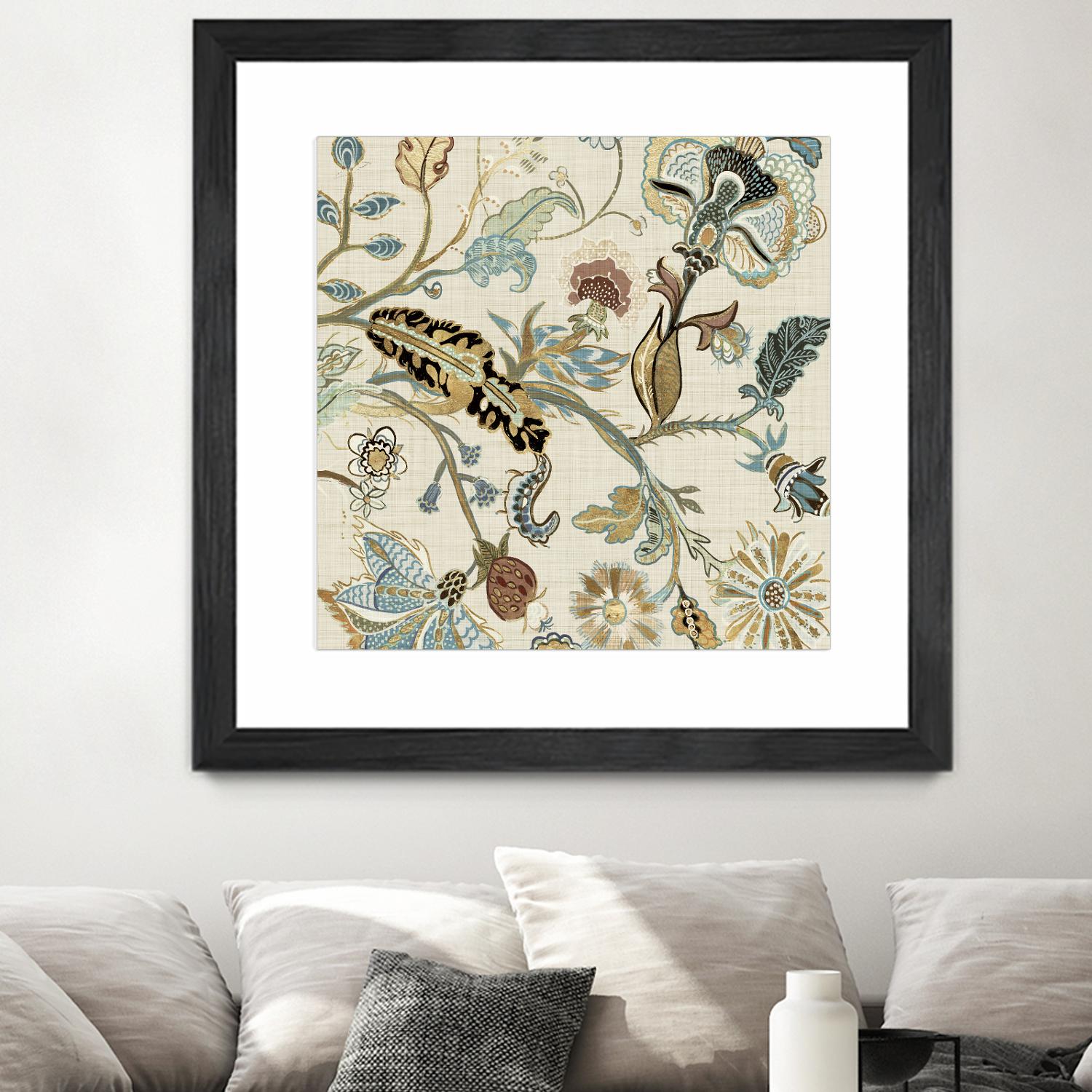 Mythos II by Maya Woods on GIANT ART - brown floral