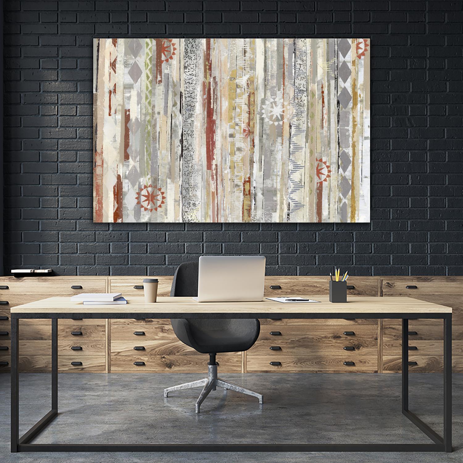 Star Dust II by Maya Woods on GIANT ART - red abstract