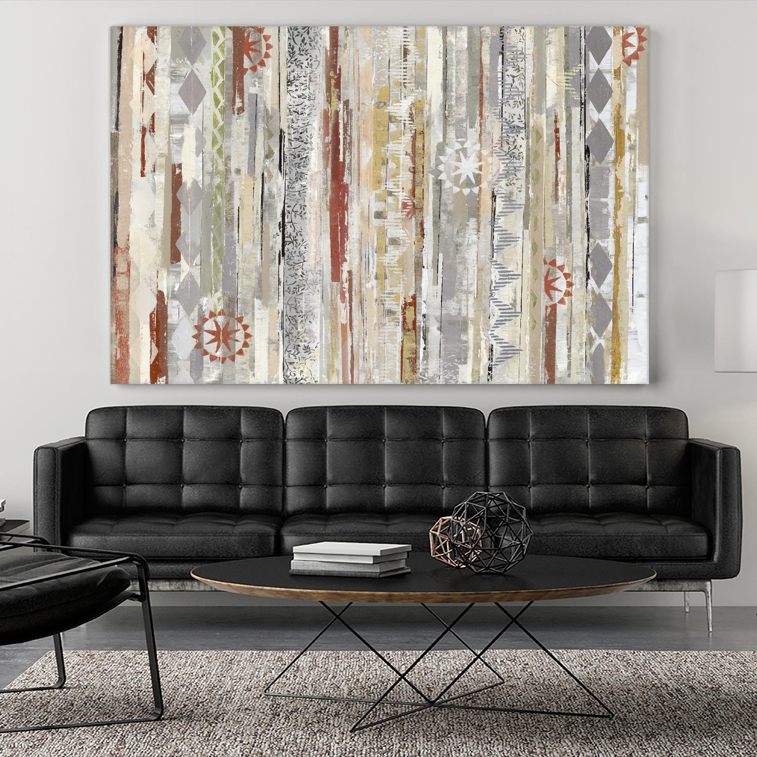 Star Dust II by Maya Woods on GIANT ART - red abstract