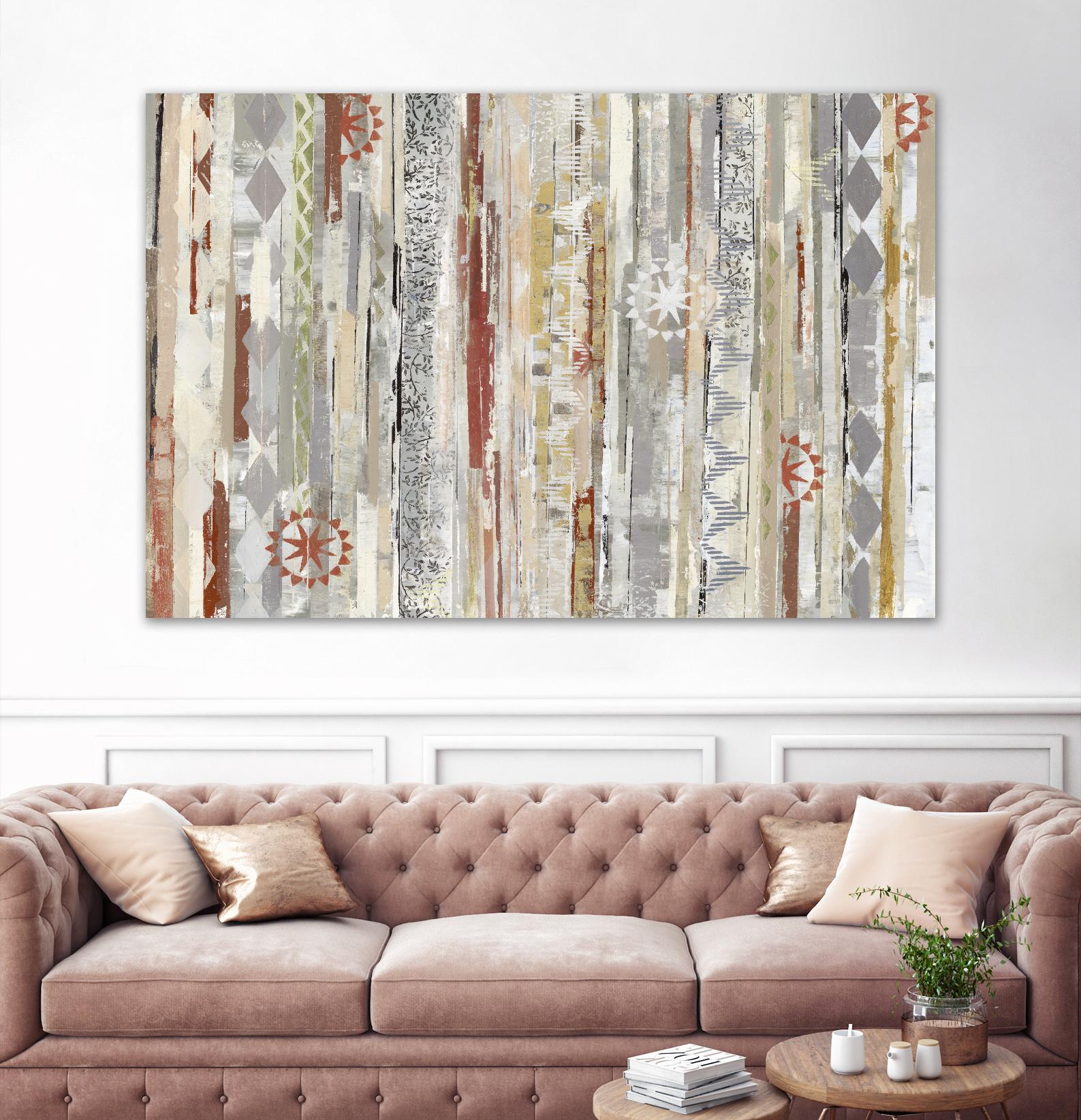 Star Dust II by Maya Woods on GIANT ART - red abstract