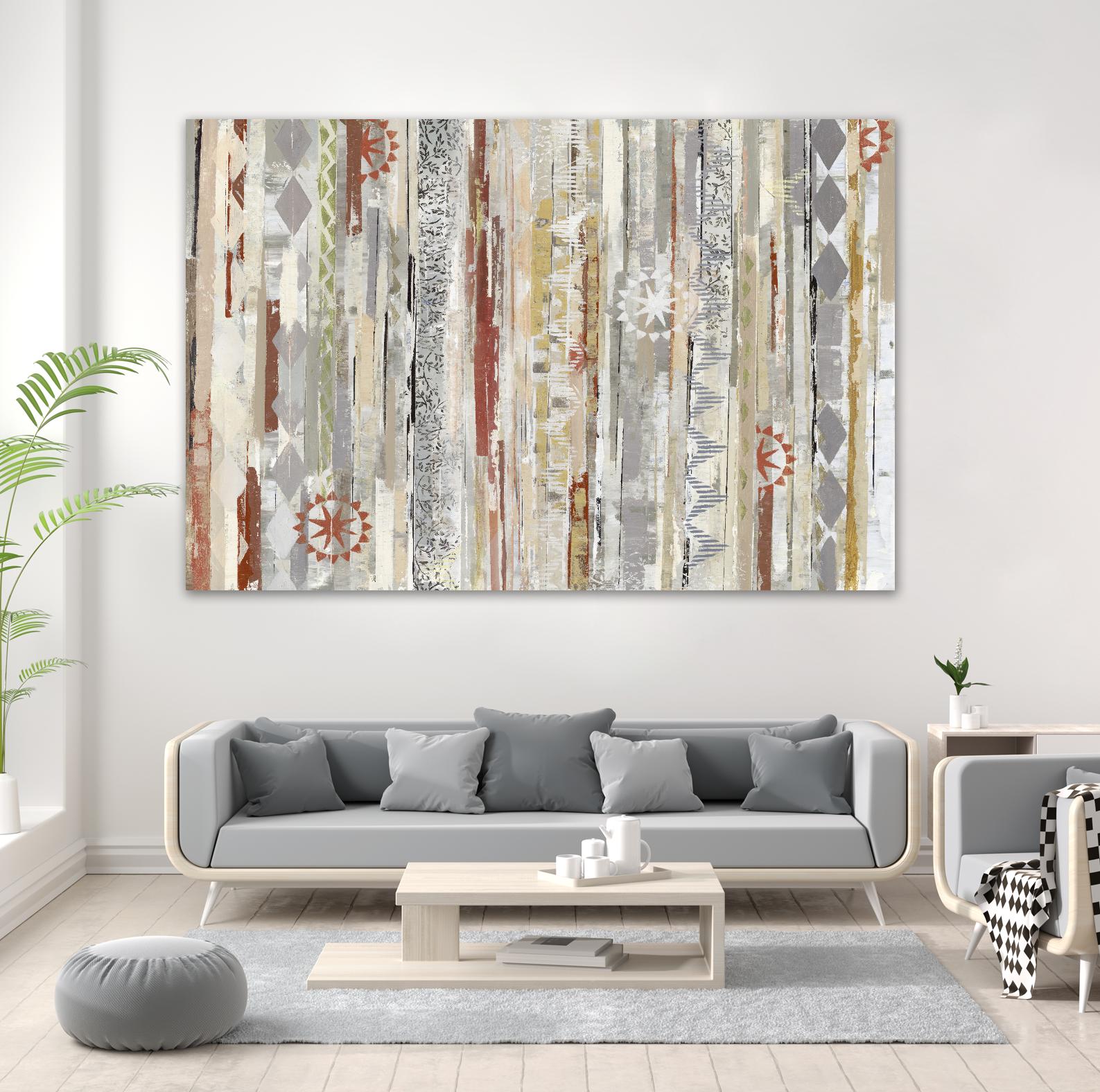 Star Dust II by Maya Woods on GIANT ART - red abstract