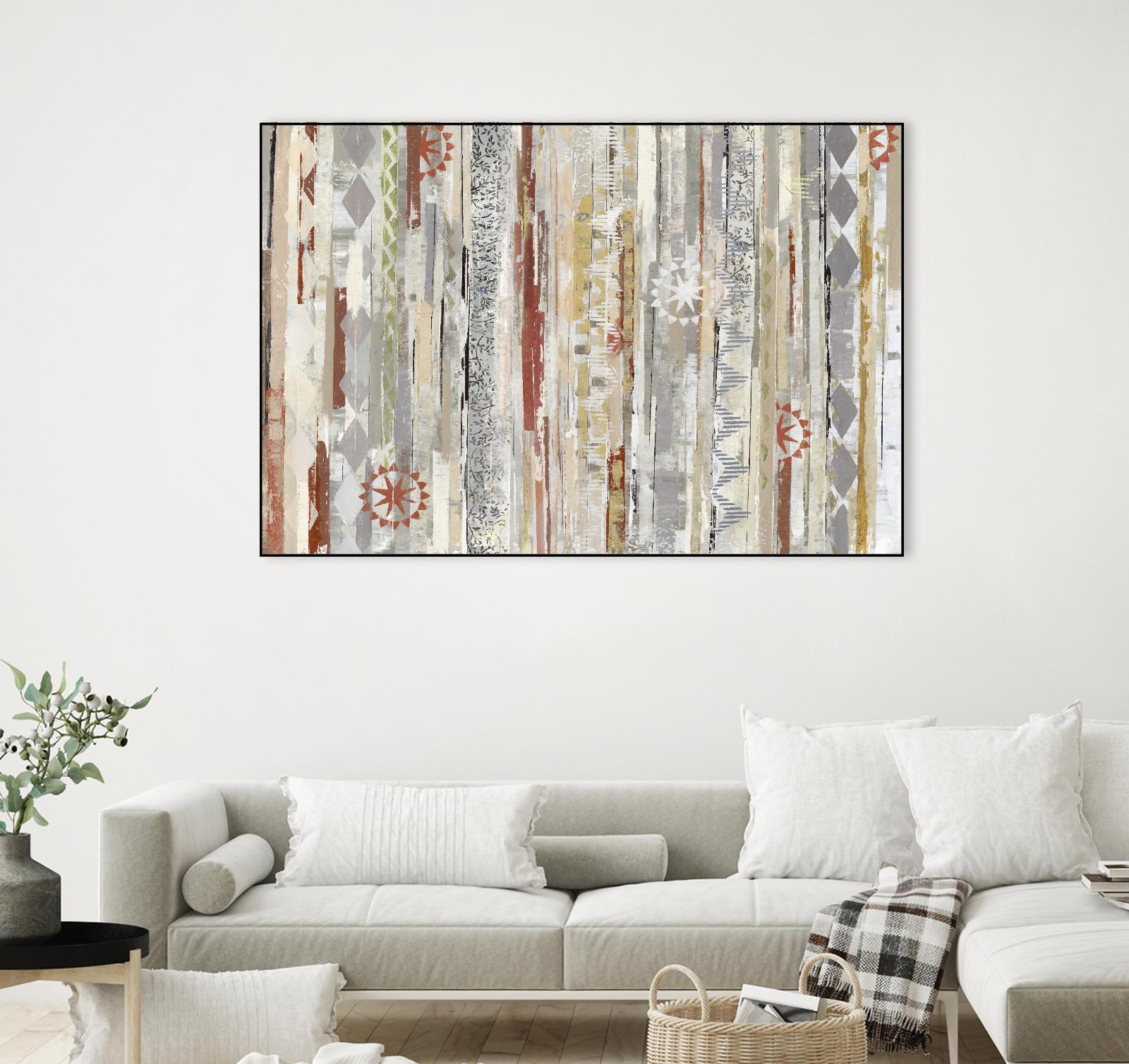 Star Dust II by Maya Woods on GIANT ART - red abstract