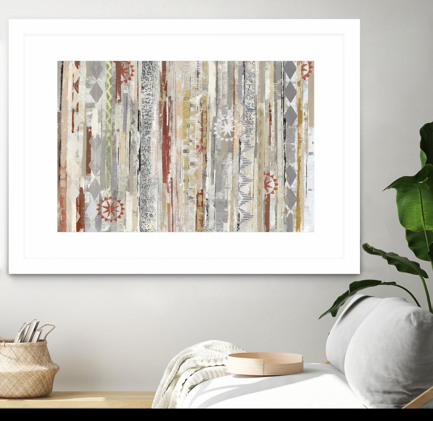 Star Dust II by Maya Woods on GIANT ART - red abstract