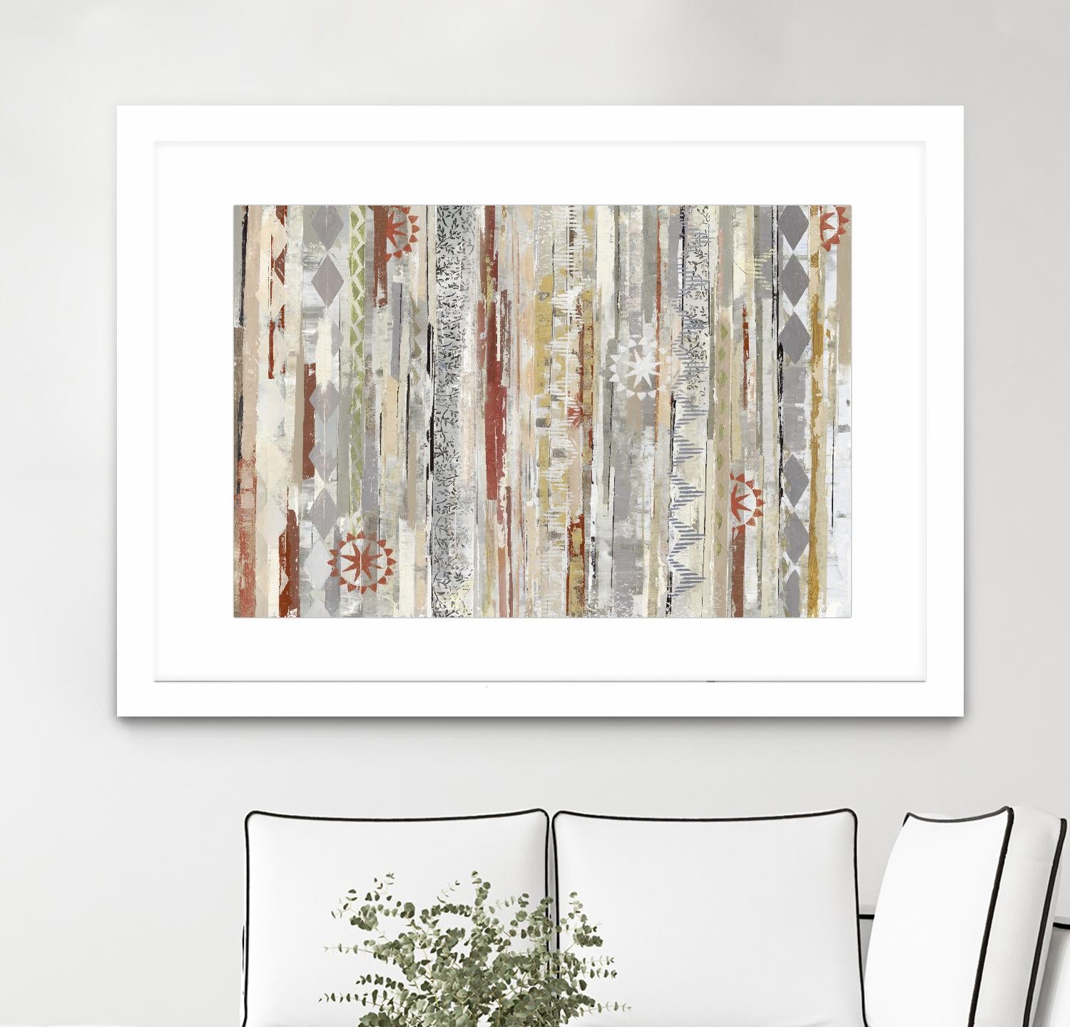 Star Dust II by Maya Woods on GIANT ART - red abstract