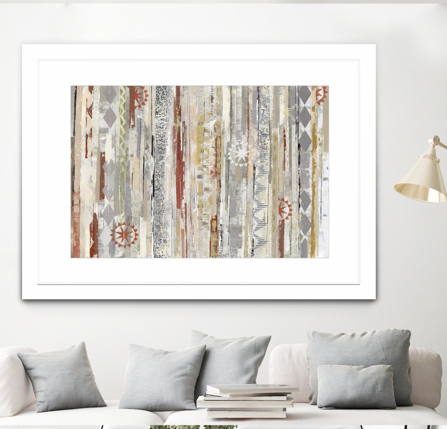 Star Dust II by Maya Woods on GIANT ART - red abstract