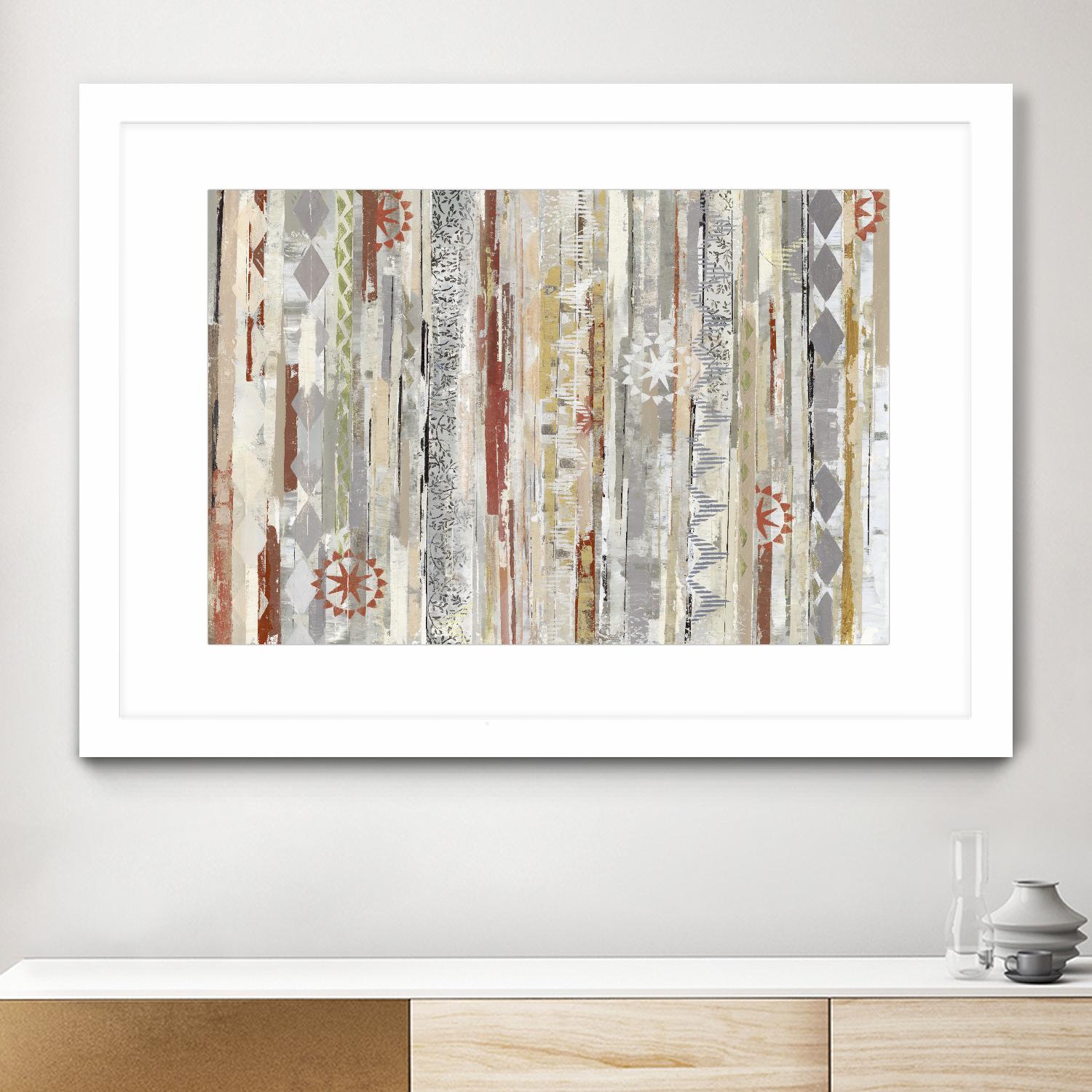 Star Dust II by Maya Woods on GIANT ART - red abstract