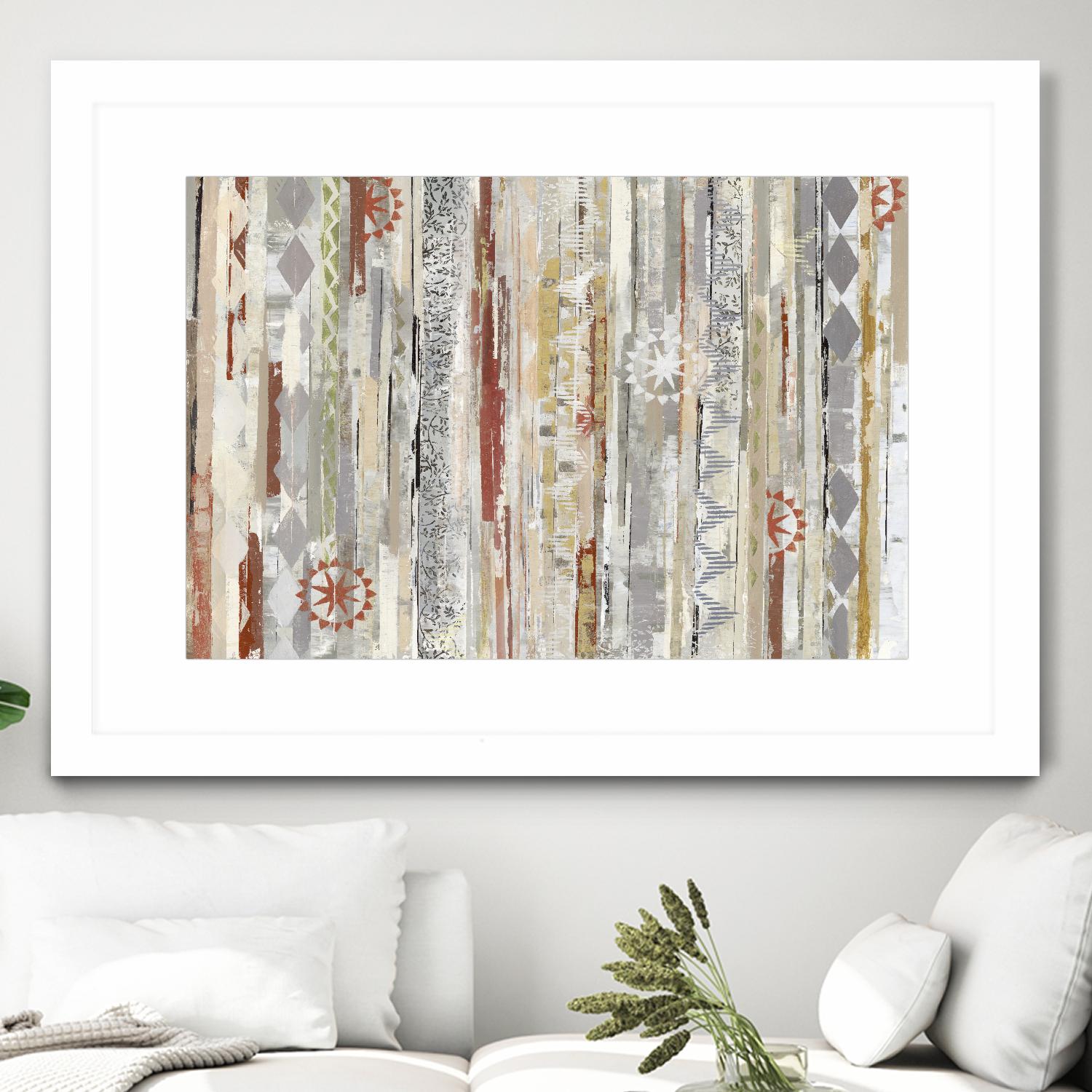 Star Dust II by Maya Woods on GIANT ART - red abstract