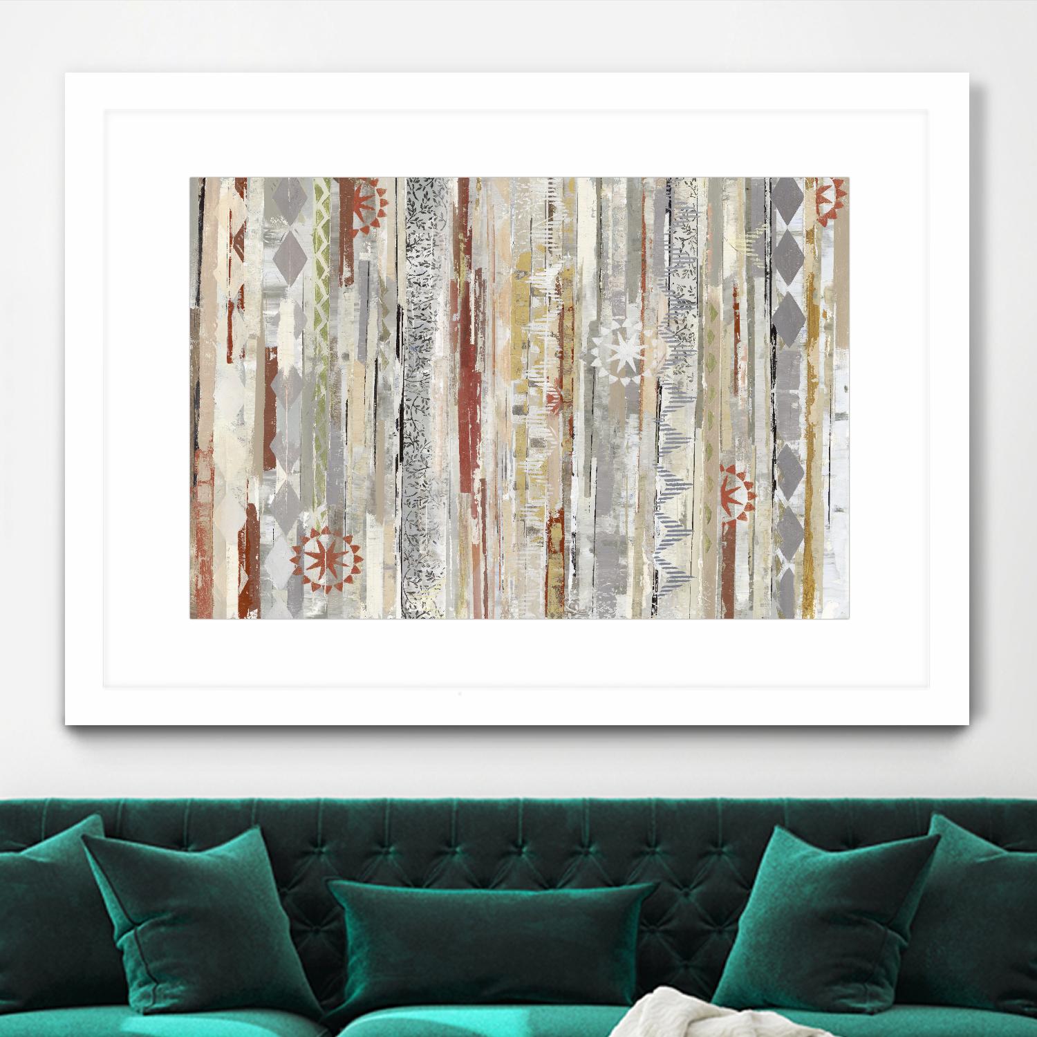 Star Dust II by Maya Woods on GIANT ART - red abstract