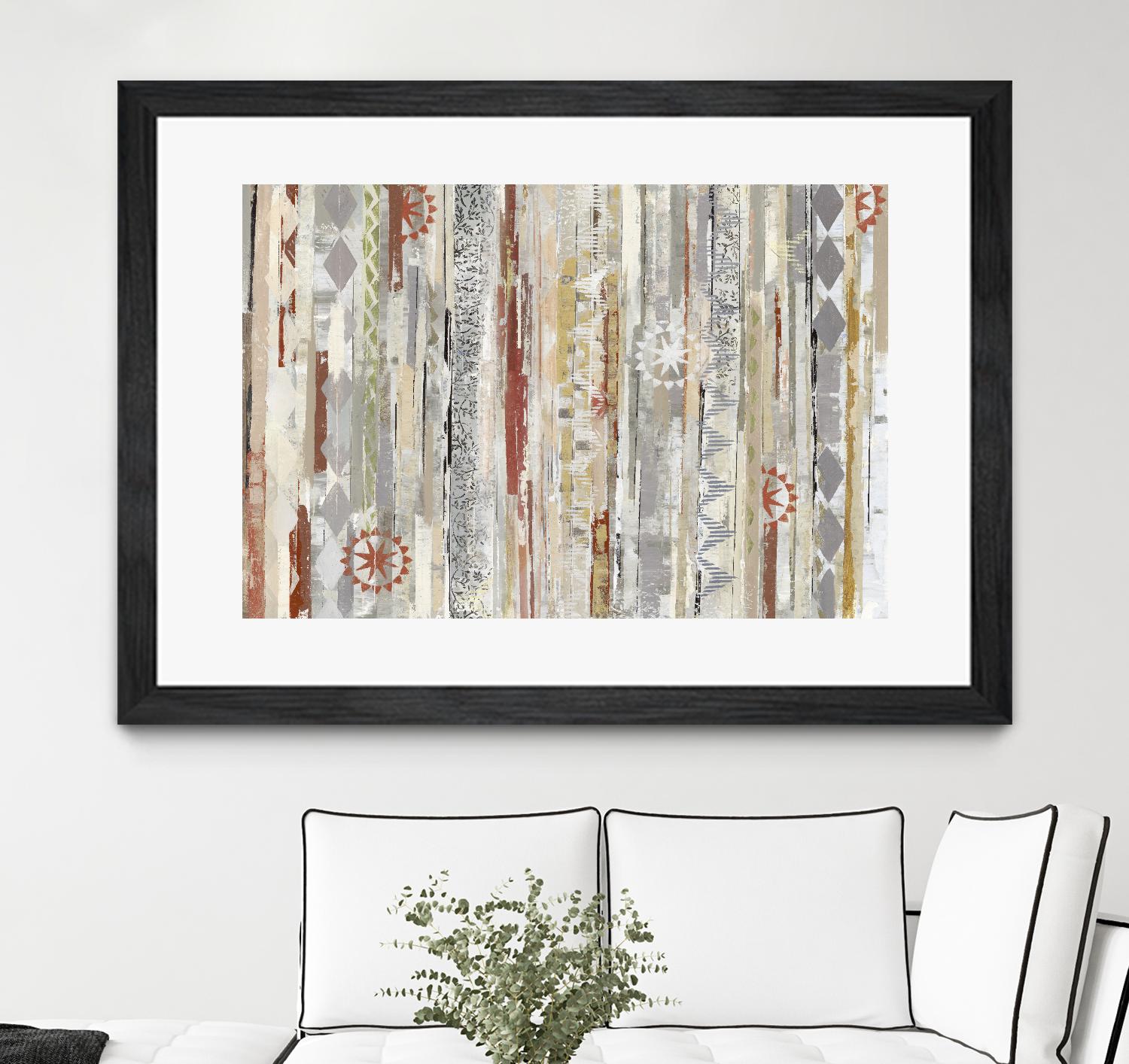 Star Dust II by Maya Woods on GIANT ART - red abstract