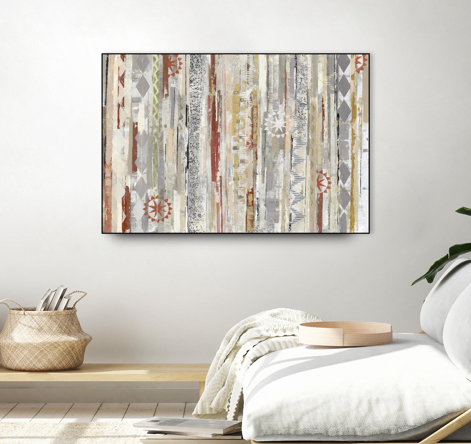 Star Dust II by Maya Woods on GIANT ART - red abstract