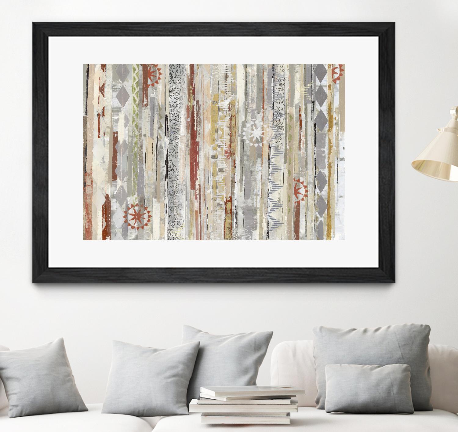 Star Dust II by Maya Woods on GIANT ART - red abstract