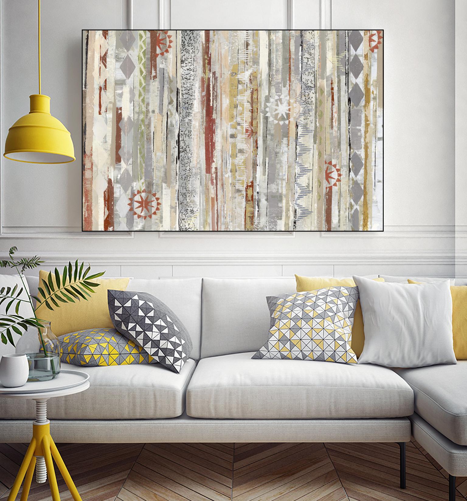 Star Dust II by Maya Woods on GIANT ART - red abstract