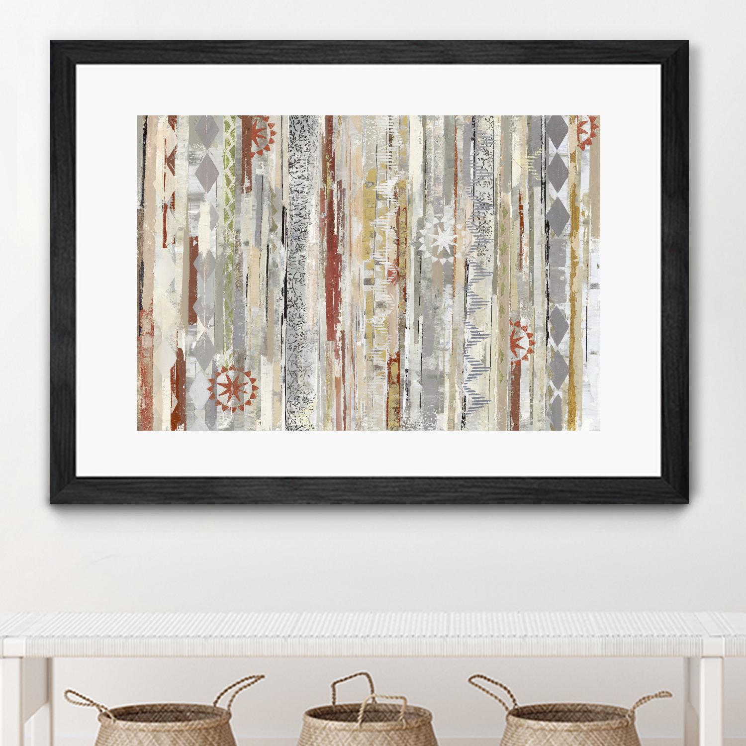 Star Dust II by Maya Woods on GIANT ART - red abstract