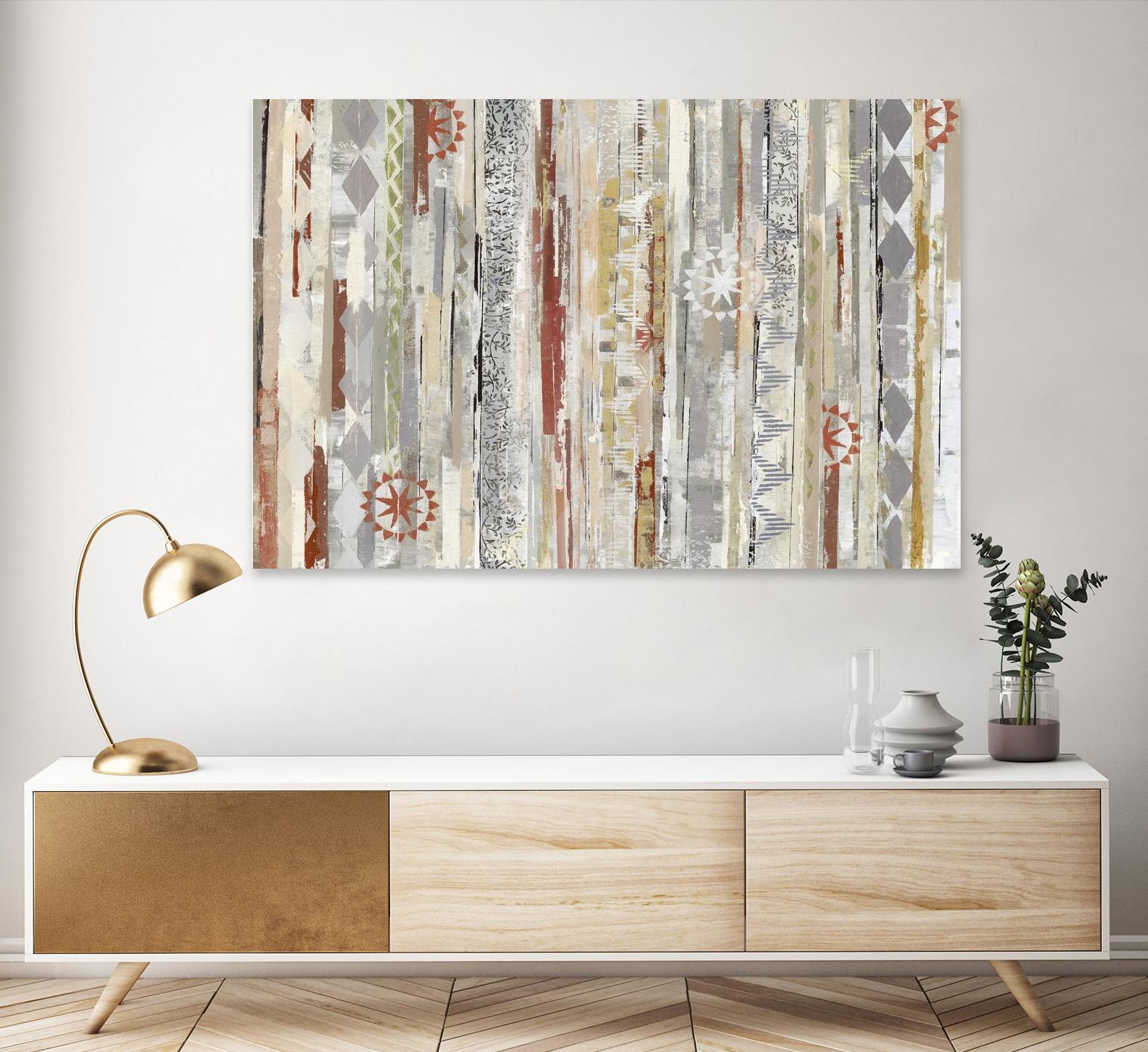 Star Dust II by Maya Woods on GIANT ART - red abstract