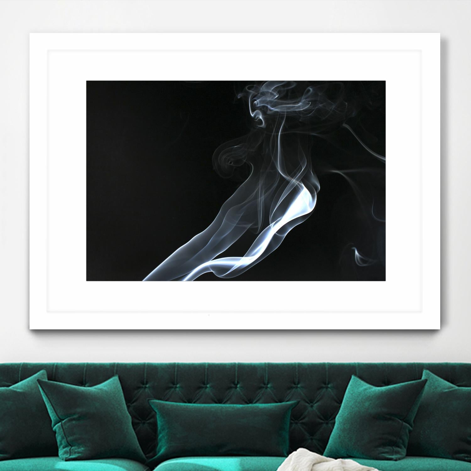 Lit Up Again by Martin Smith on GIANT ART - white abstract