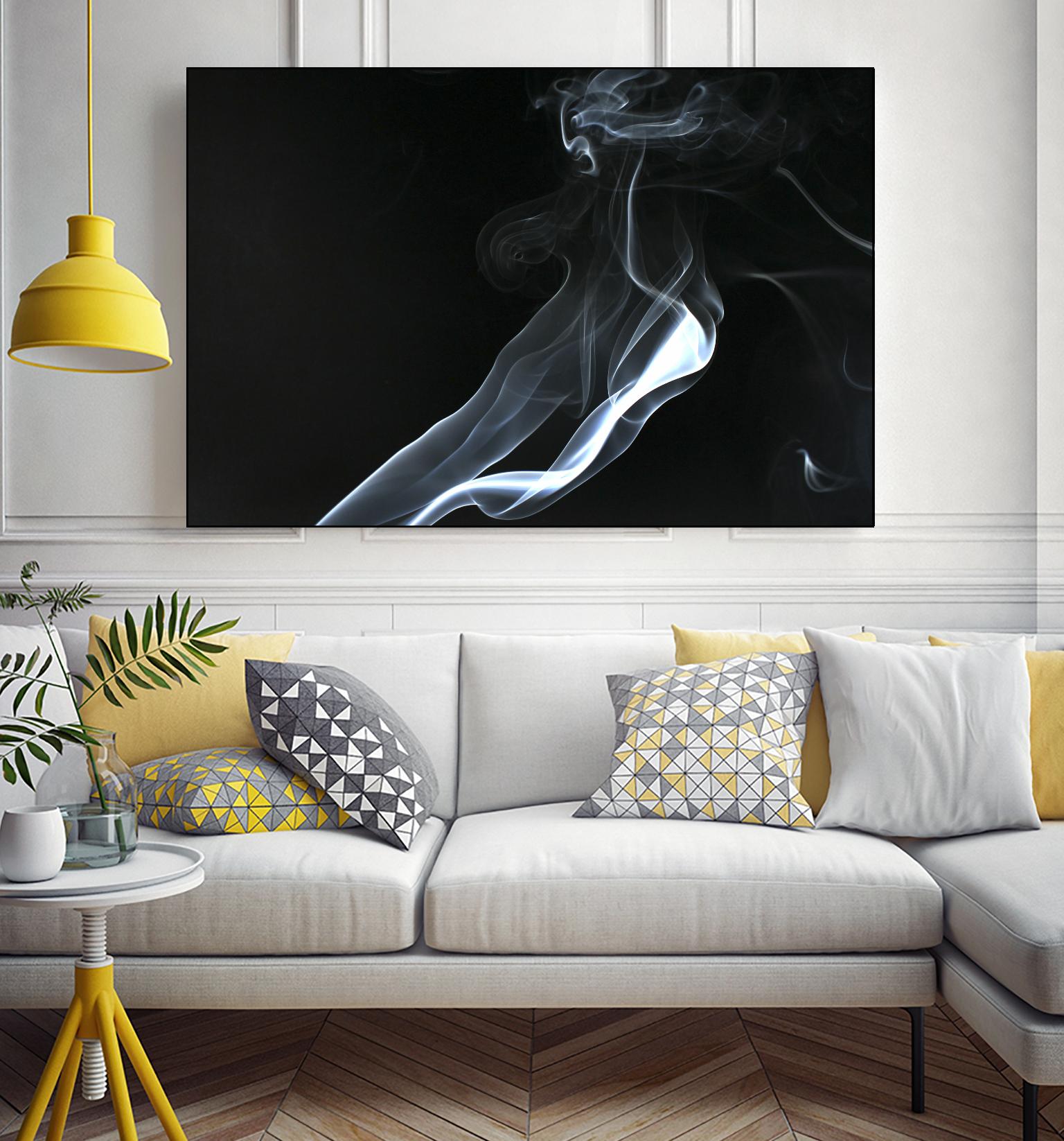 Lit Up Again by Martin Smith on GIANT ART - white abstract