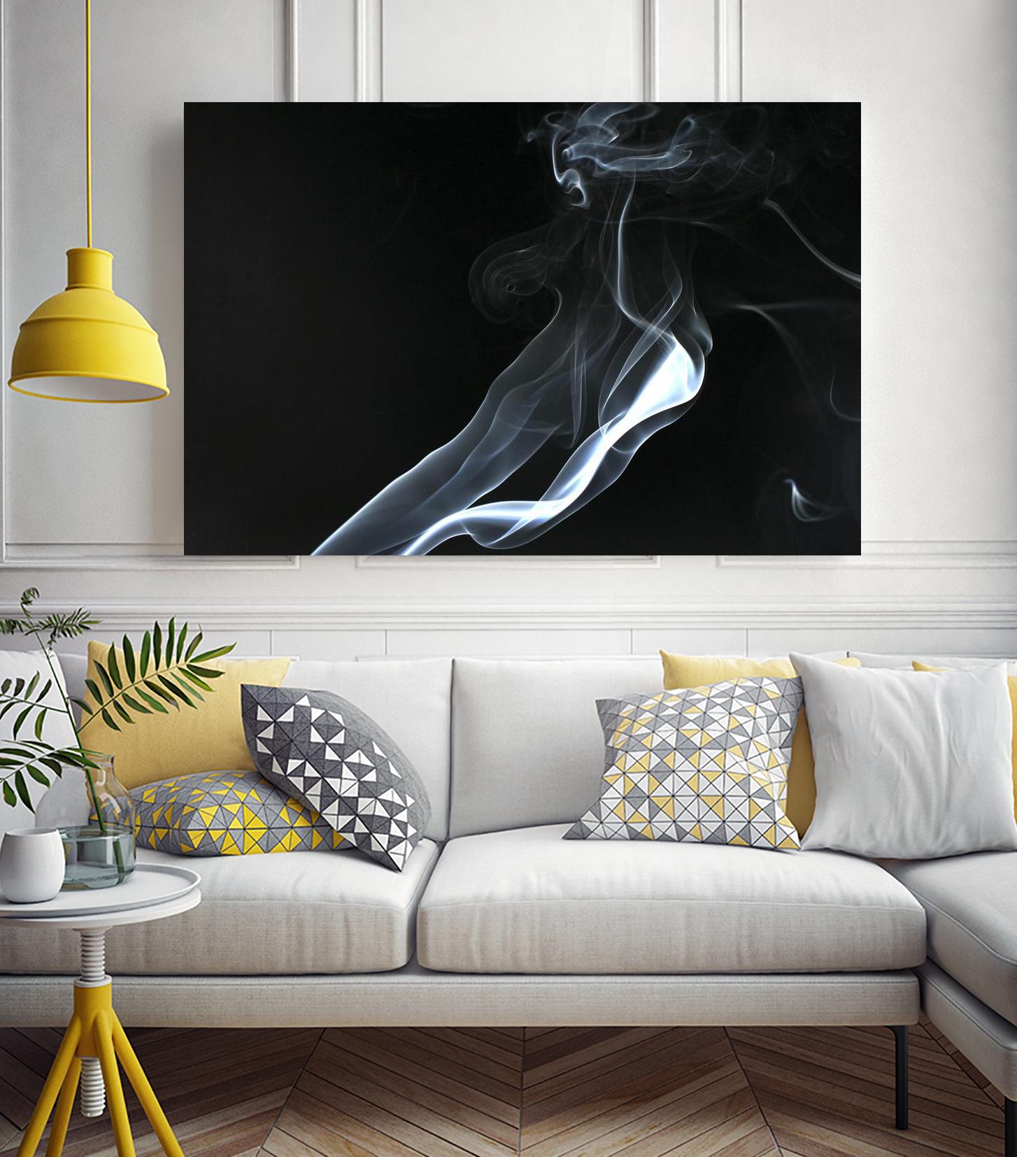 Lit Up Again by Martin Smith on GIANT ART - white abstract