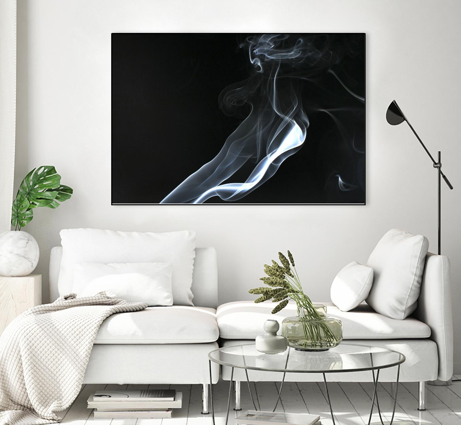 Lit Up Again by Martin Smith on GIANT ART - white abstract