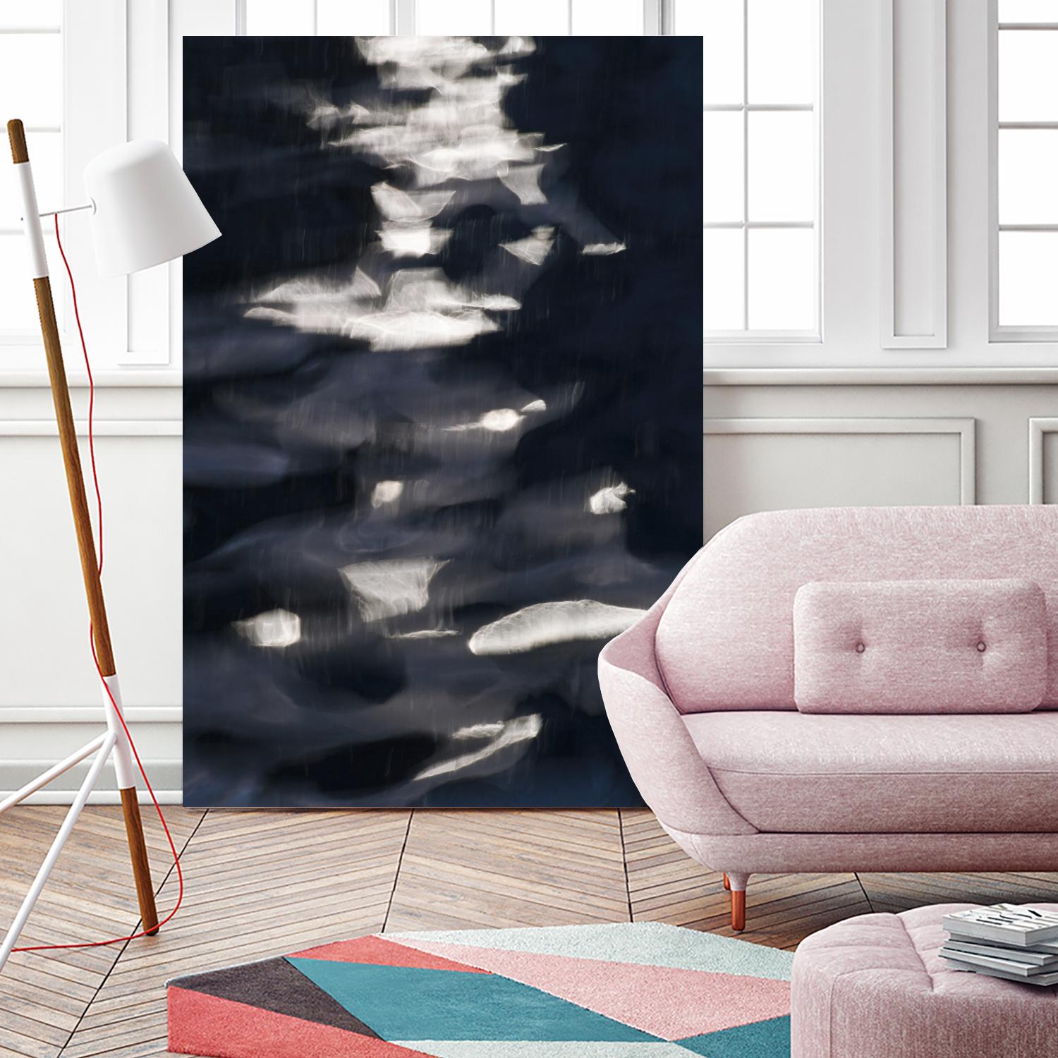 Black Water I by Norm Stelfox on GIANT ART - white abstract