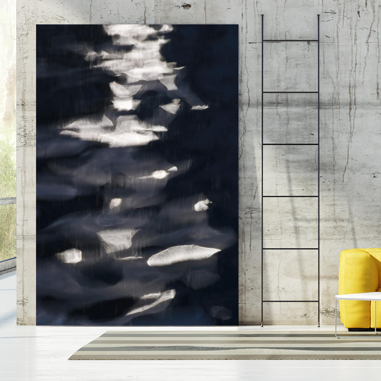 Black Water I by Norm Stelfox on GIANT ART - white abstract