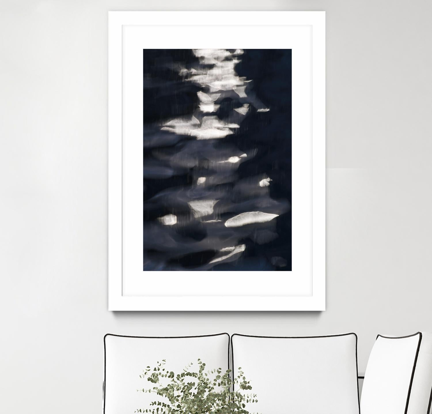 Black Water I by Norm Stelfox on GIANT ART - white abstract