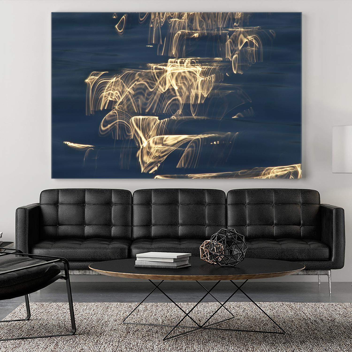 Dancing Light by Norm Stelfox on GIANT ART - beige abstract