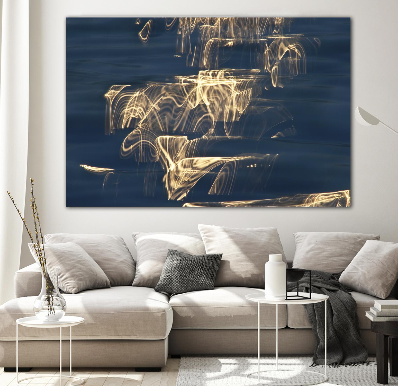 Dancing Light by Norm Stelfox on GIANT ART - beige abstract